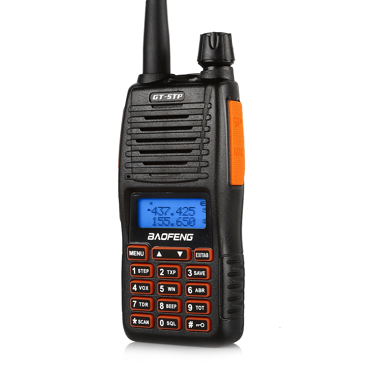 Baofeng GT-5TP Two-Way Radio + Programming Cable - Radioddity