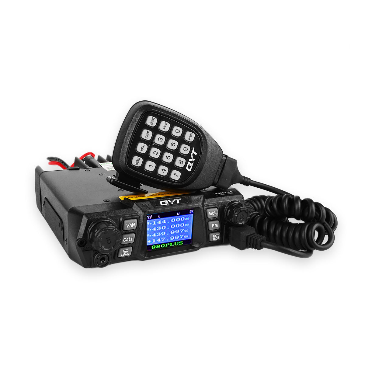 QYT KT-980 Plus | Dual Band | Quad-standby | 75W | Support CHIRP | with Cable - Radioddity