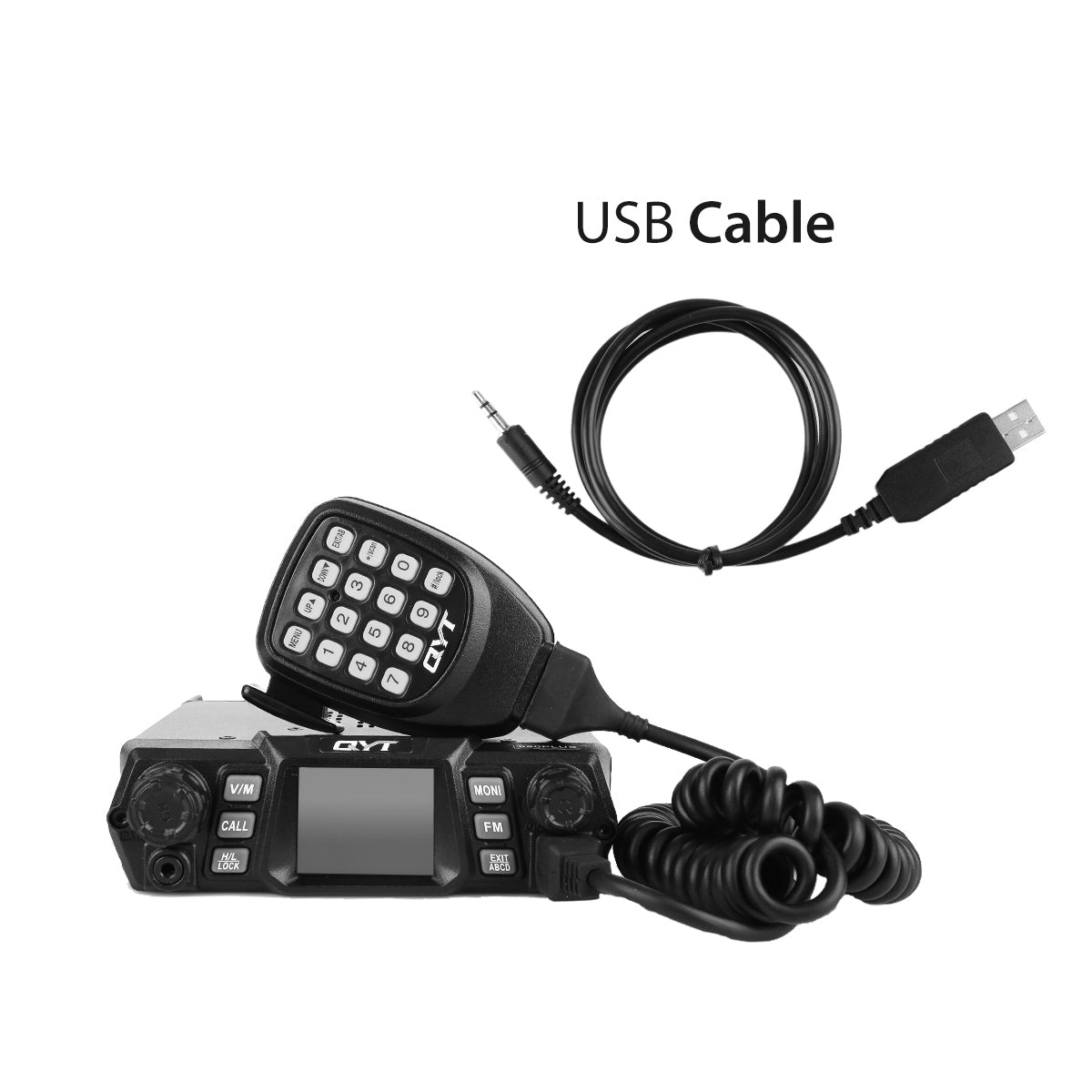 QYT KT-980 Plus | Dual Band | Quad-standby | 75W | Support CHIRP | with Cable - Radioddity