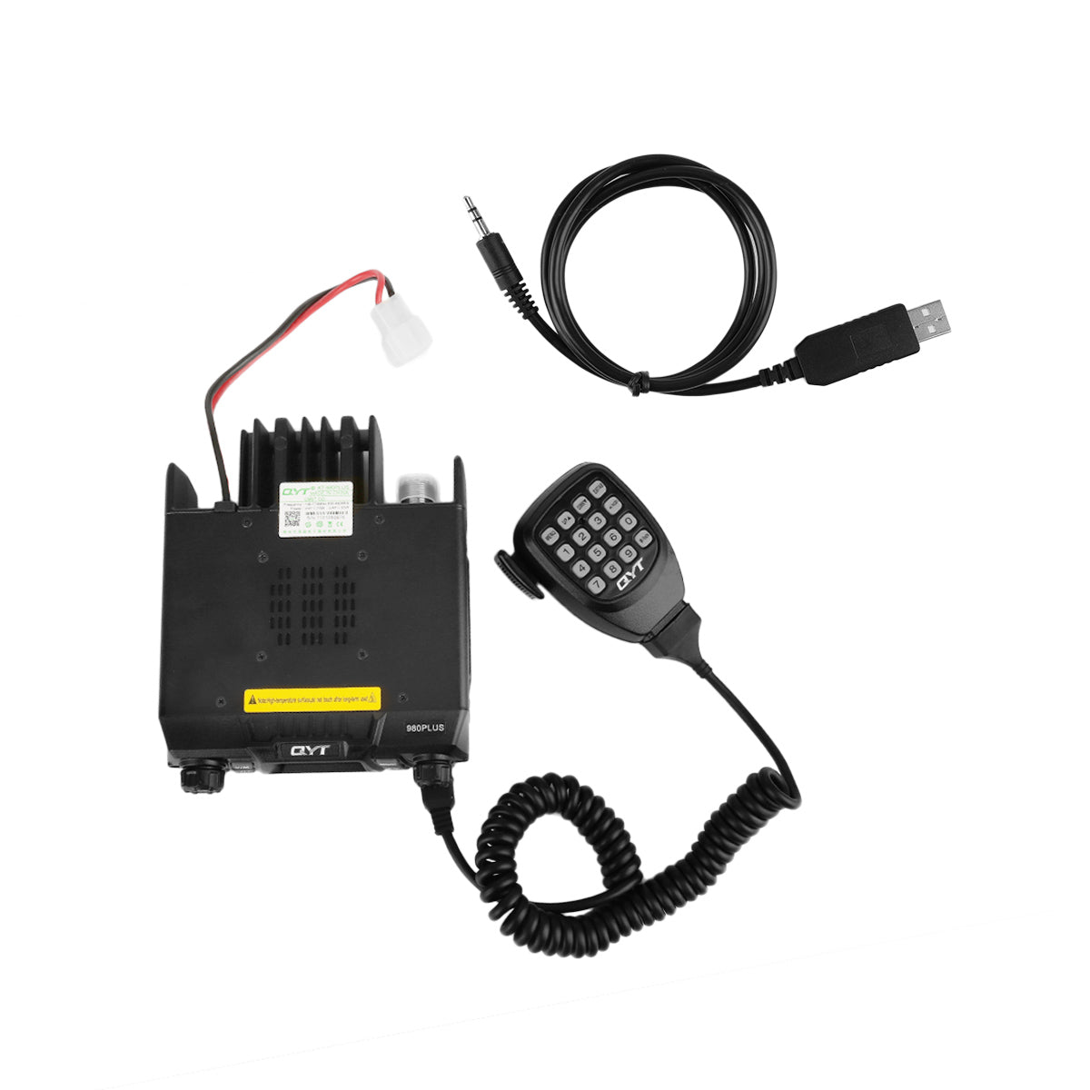 QYT KT-980 Plus | Dual Band | Quad-standby | 75W | Support CHIRP | with Cable - Radioddity