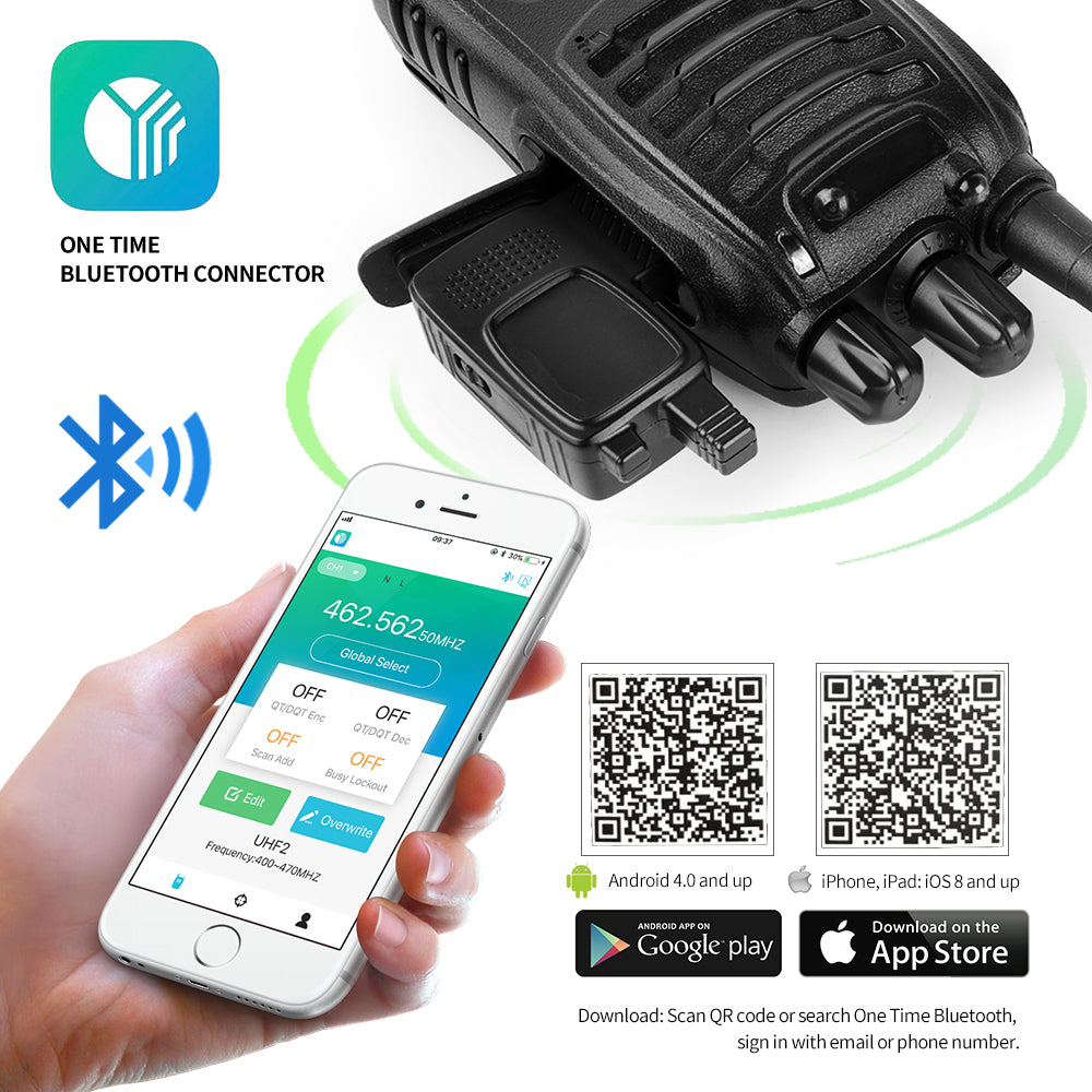 AS001 Wireless Bluetooth Programming Adaptor For Baofeng-888S [DISCONTINUED] - Radioddity