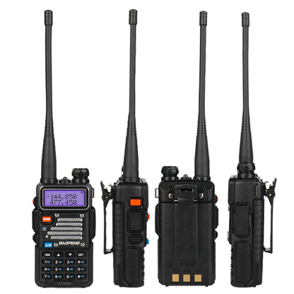 Baofeng x Radioddity UV-5RX3 | Tri-band 1.25M | Tri-color LCD | 2 Antennas | with Cable - Radioddity