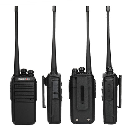 GA-2S UHF Walkie Talkie VOX Squelch [6 Pack+Cable] - Radioddity