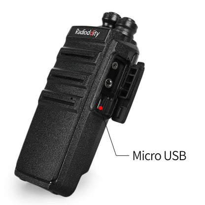 GA-2S UHF Long Range USB Two way Radio [2/4/6 Packs] - Radioddity