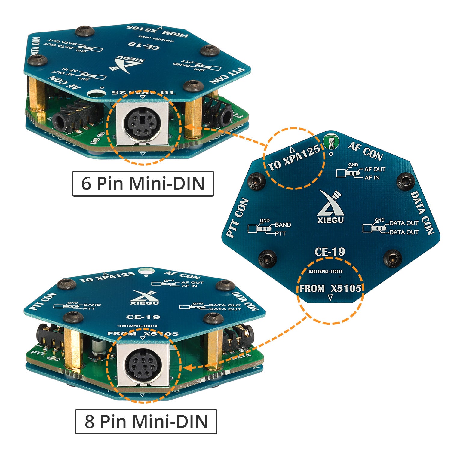 Xiegu CE-19 Data Interface Expansion Card - Radioddity