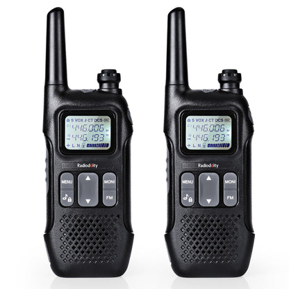 Radioddity FS-T1 / PR-T1 [1 Pair] | NOAA Weather Alert | License-free | USB Charging - Radioddity