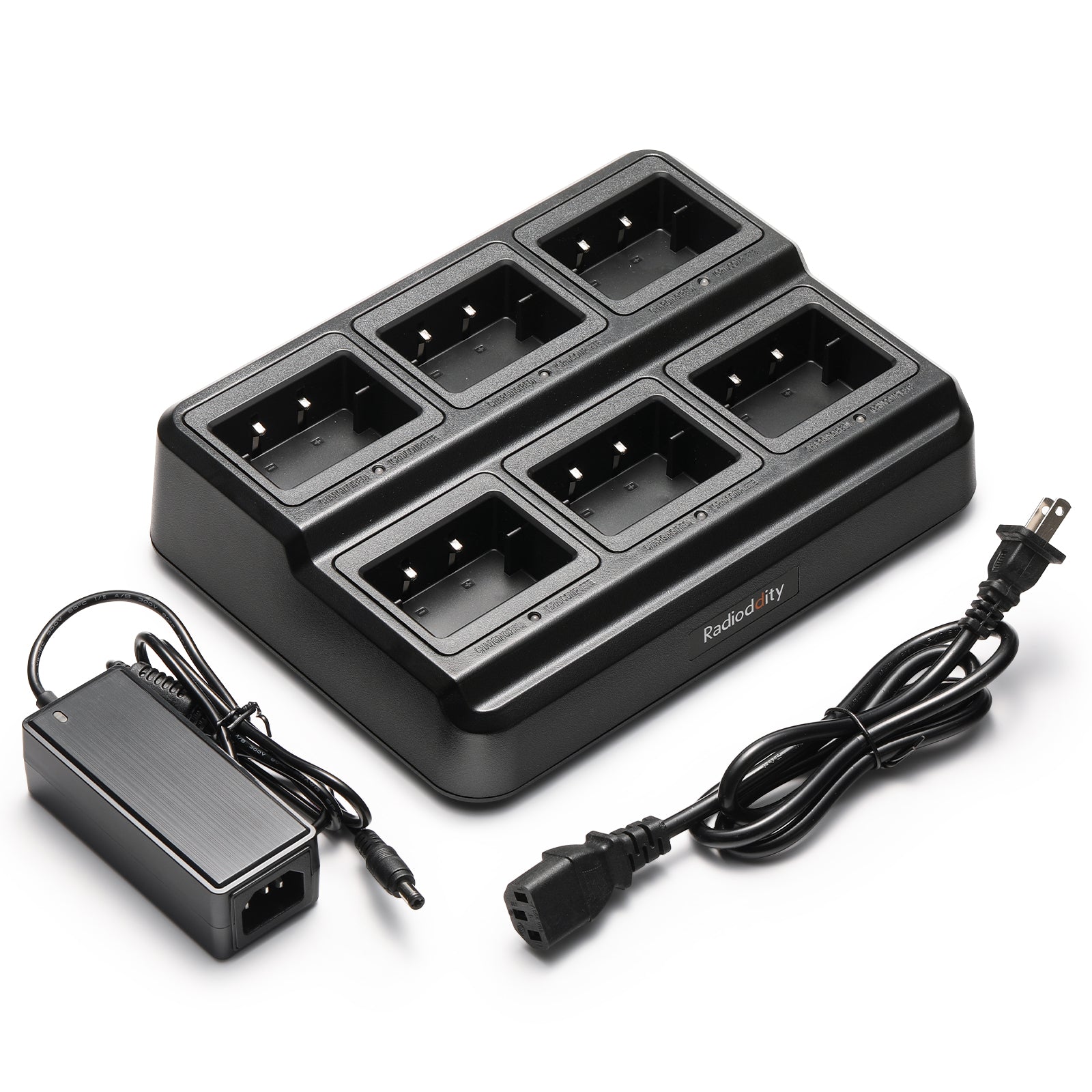 Radioddity GM-30 Six-Way Charger | Multi-Unit Charger Station | Bulk Charger - Radioddity