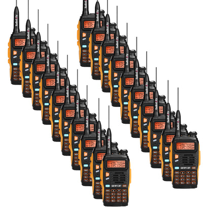 Baofeng GT-3 Mark II [20 Pack] | Dual Band | 5W | Better Antenna | VOX | Flashlight - Radioddity