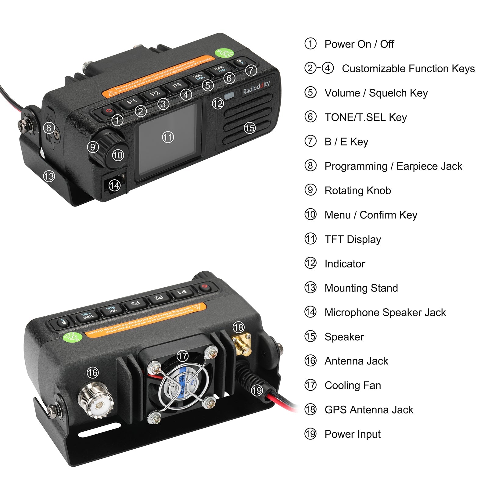 Radioddity DB25-D [OPEN BOX] - Radioddity