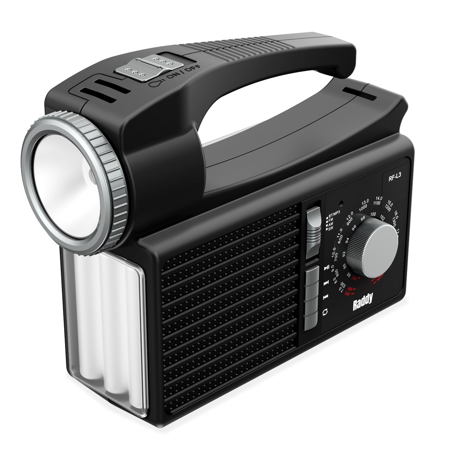 Raddy RF-L3 Portable Solar Generator | with Solar Panel | Flashlight  Music Player [DISCONTINUED] - Radioddity