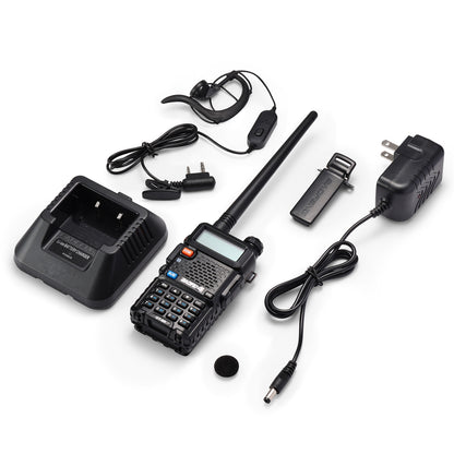 Baofeng GT-5R [6 Packs] |  with Six-way Charger & Cable [100% Legal Version of UV-5R] - Radioddity