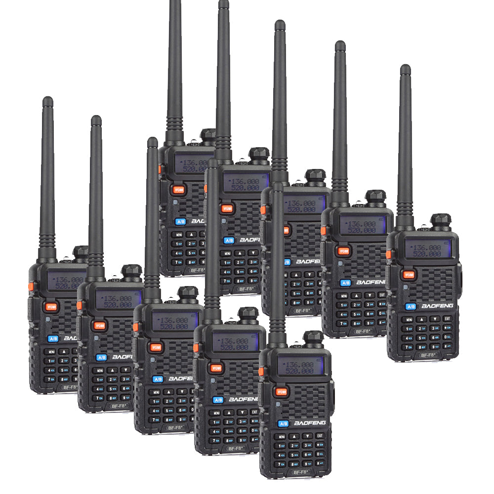 Baofeng BF-F8+ [10 Pack] - Radioddity