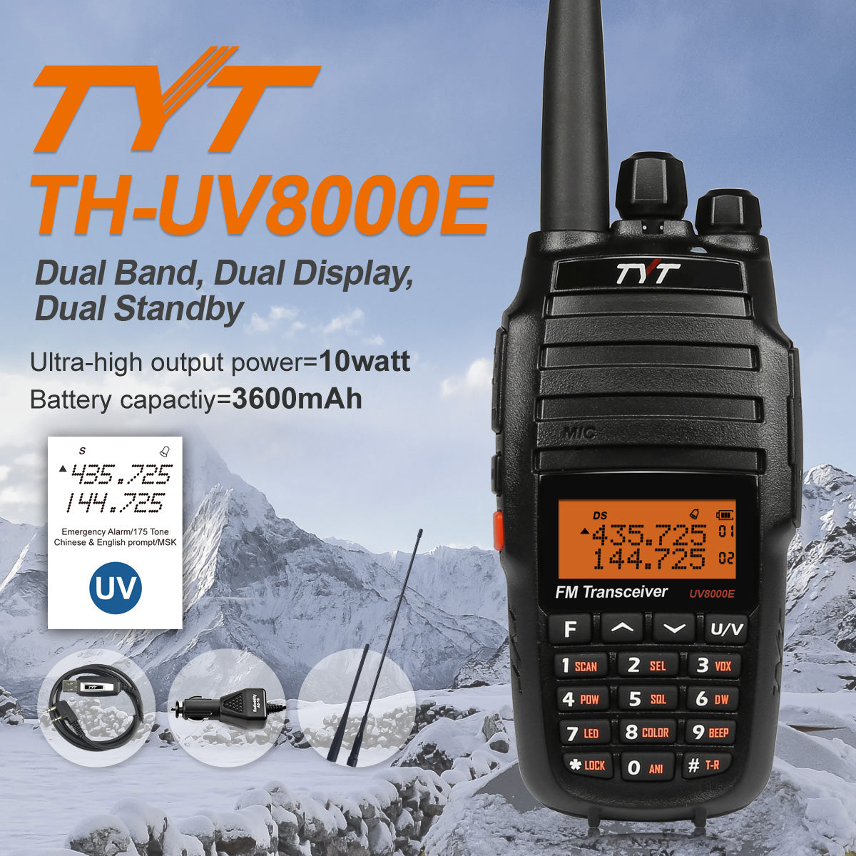 TYT UV8000E [OPEN BOX] - Radioddity