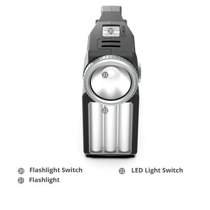 Raddy RF-L3 Portable Solar Generator | with Solar Panel | Flashlight  Music Player [DISCONTINUED] - Radioddity