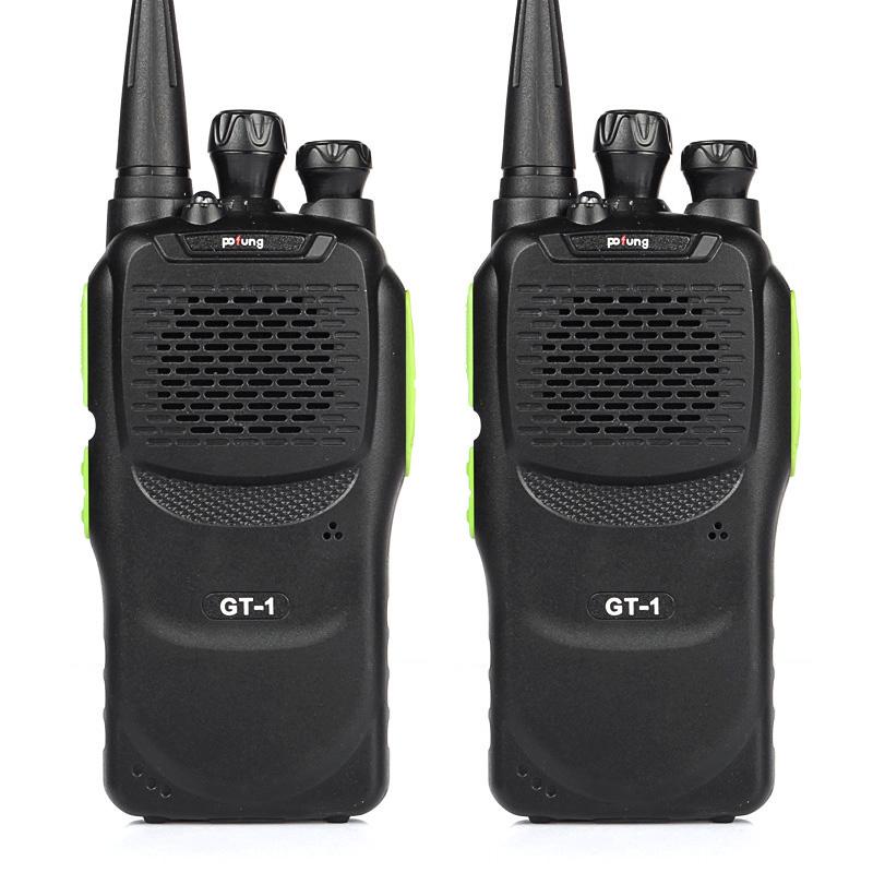 Baofeng GT-1 [2 Pack] | UHF | 5W | 16CH | Flashlight | FM Function Two-Way Radio - Radioddity