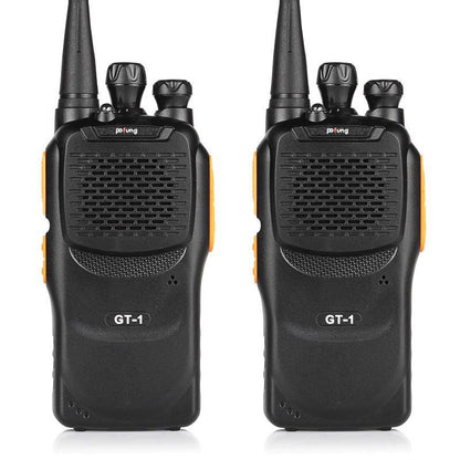 Baofeng GT-1 [2 Pack] | UHF | 5W | 16CH | Flashlight | FM Function Two-Way Radio - Radioddity